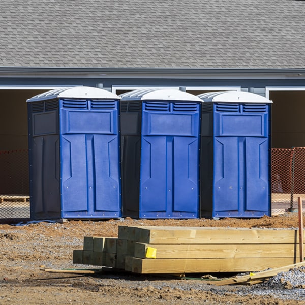 what is the maximum capacity for a single porta potty in Shoemakersville Pennsylvania